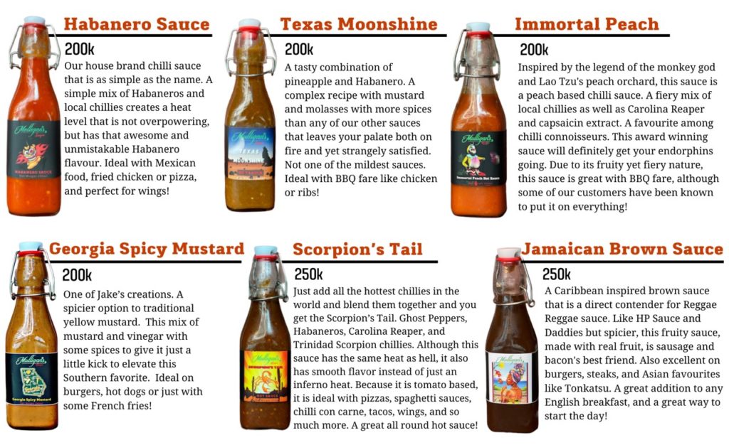 sauces description poster pic